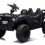 Детский электромобиль BUGGY A505AA LUX 16 км/час (джип 4x4)  - Черный Карбон