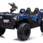 Детский электромобиль BUGGY A505AA LUX 16 км/час (джип 4x4)  - Синий Spider